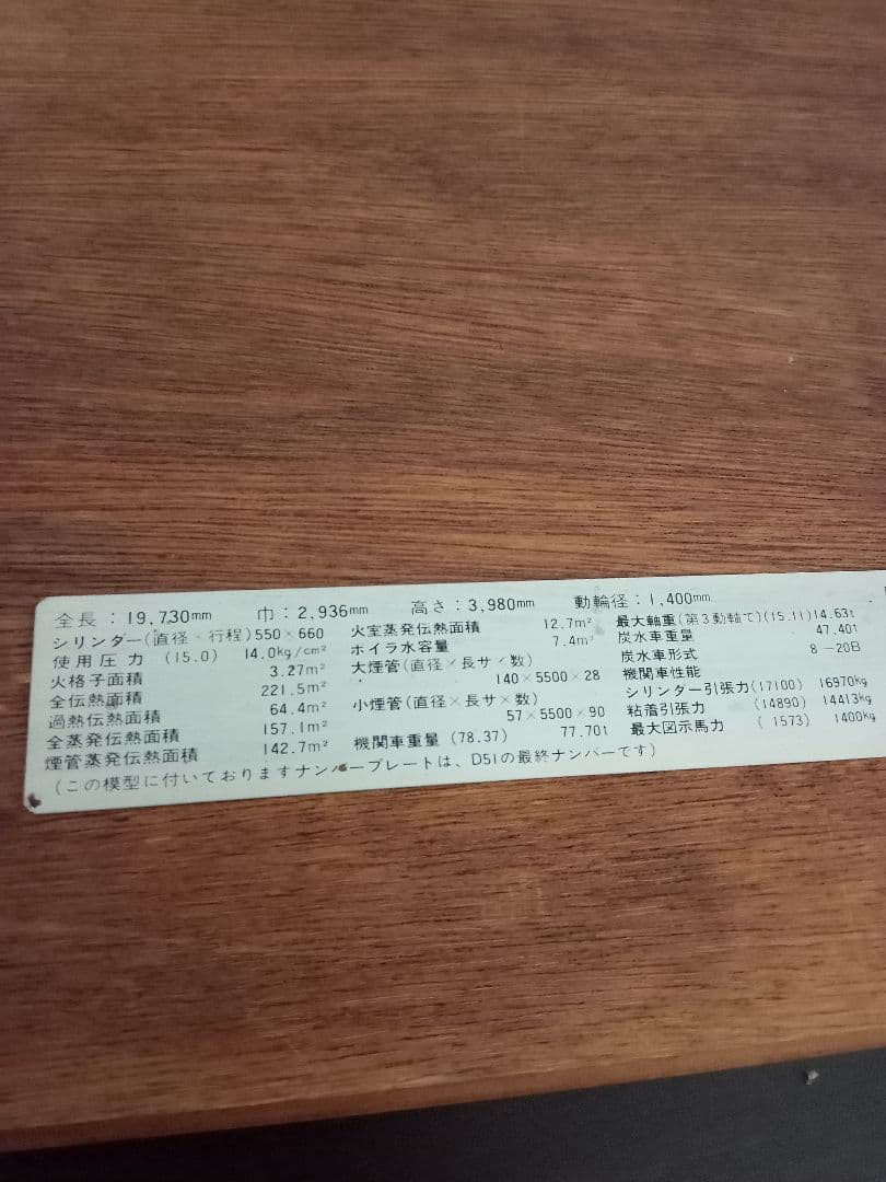 鉄道　国鉄　効績章表彰　D51　昭和レトロ