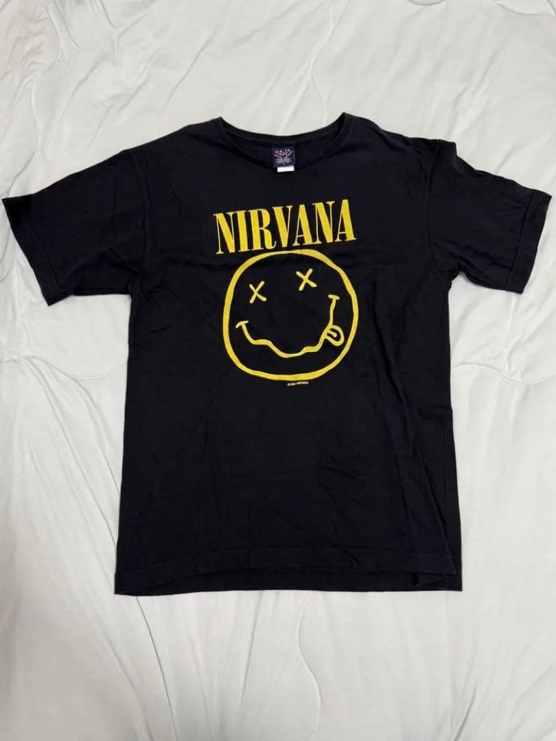 NIRVANA スマイル Tシャツ Lサイズ ©️1992