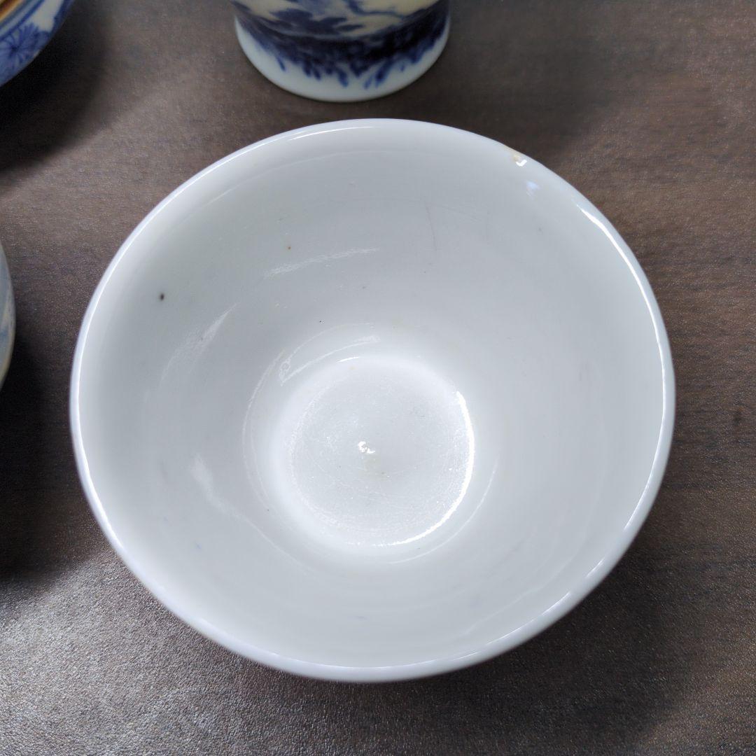 染付 ぐい呑 4点セット 酒器