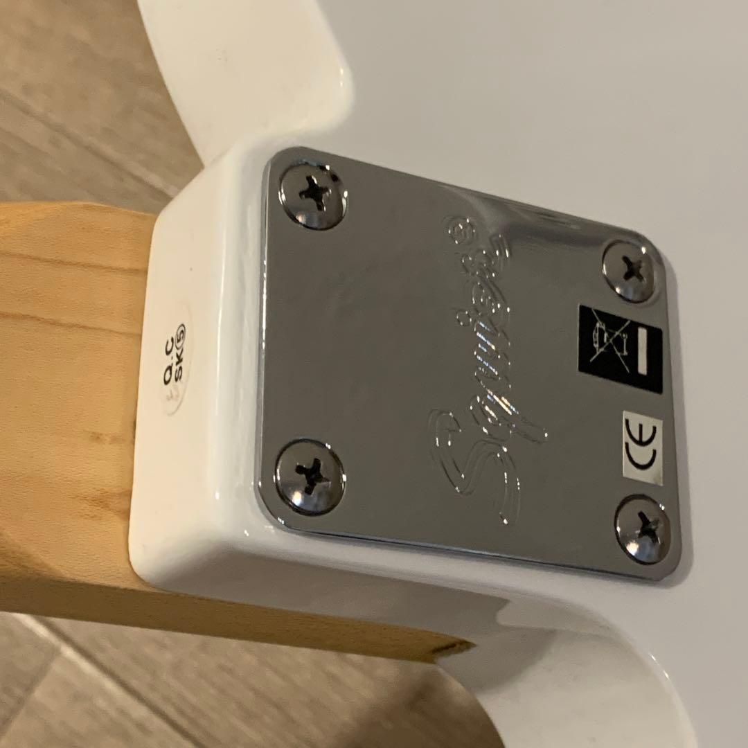 ホワイト テレキャスタータイプ エレキギター