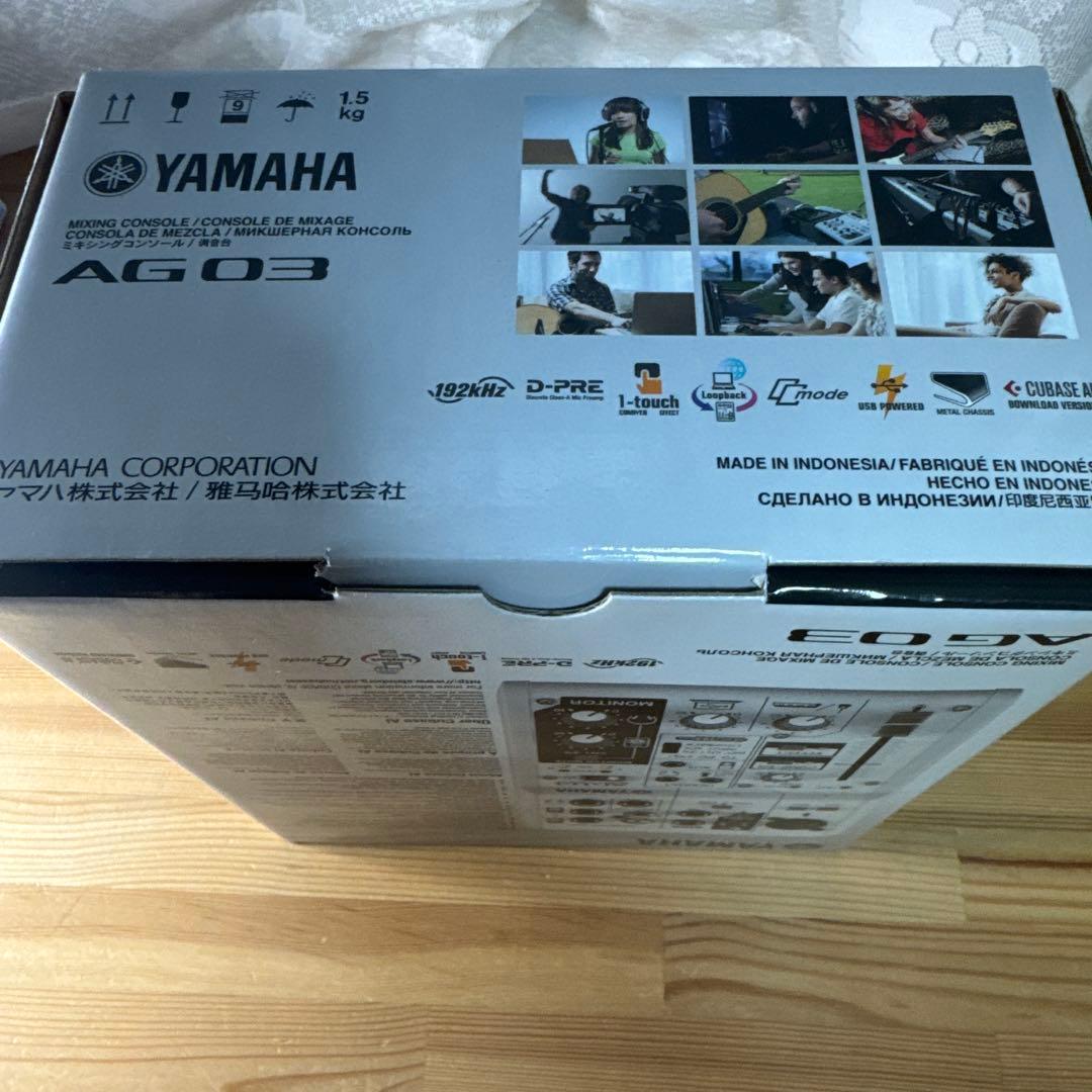 YAMAHA AG03 オーディオインターフェース ホワイト