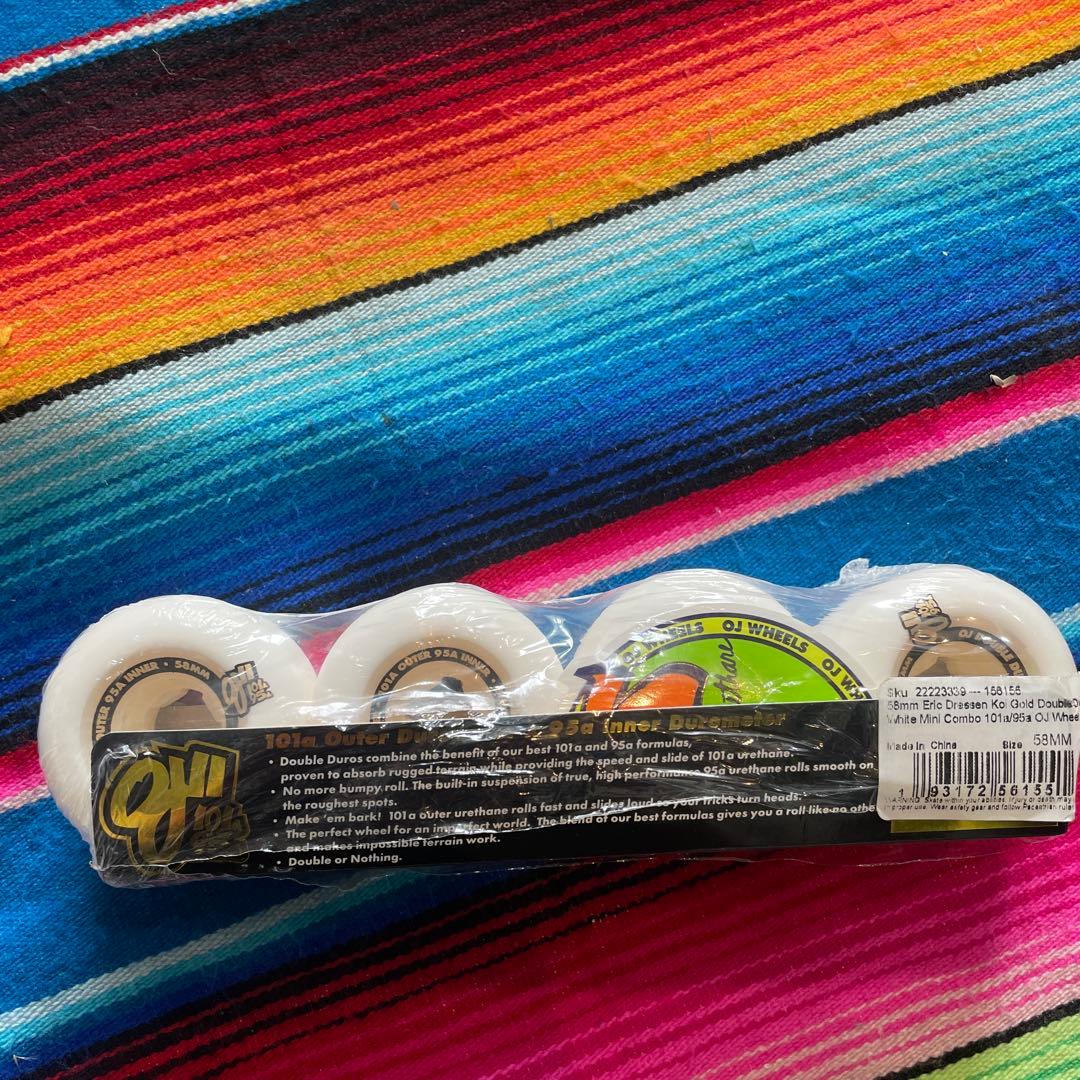 OJ スケボーウィール DOUBLE DUROS 58mm 95a