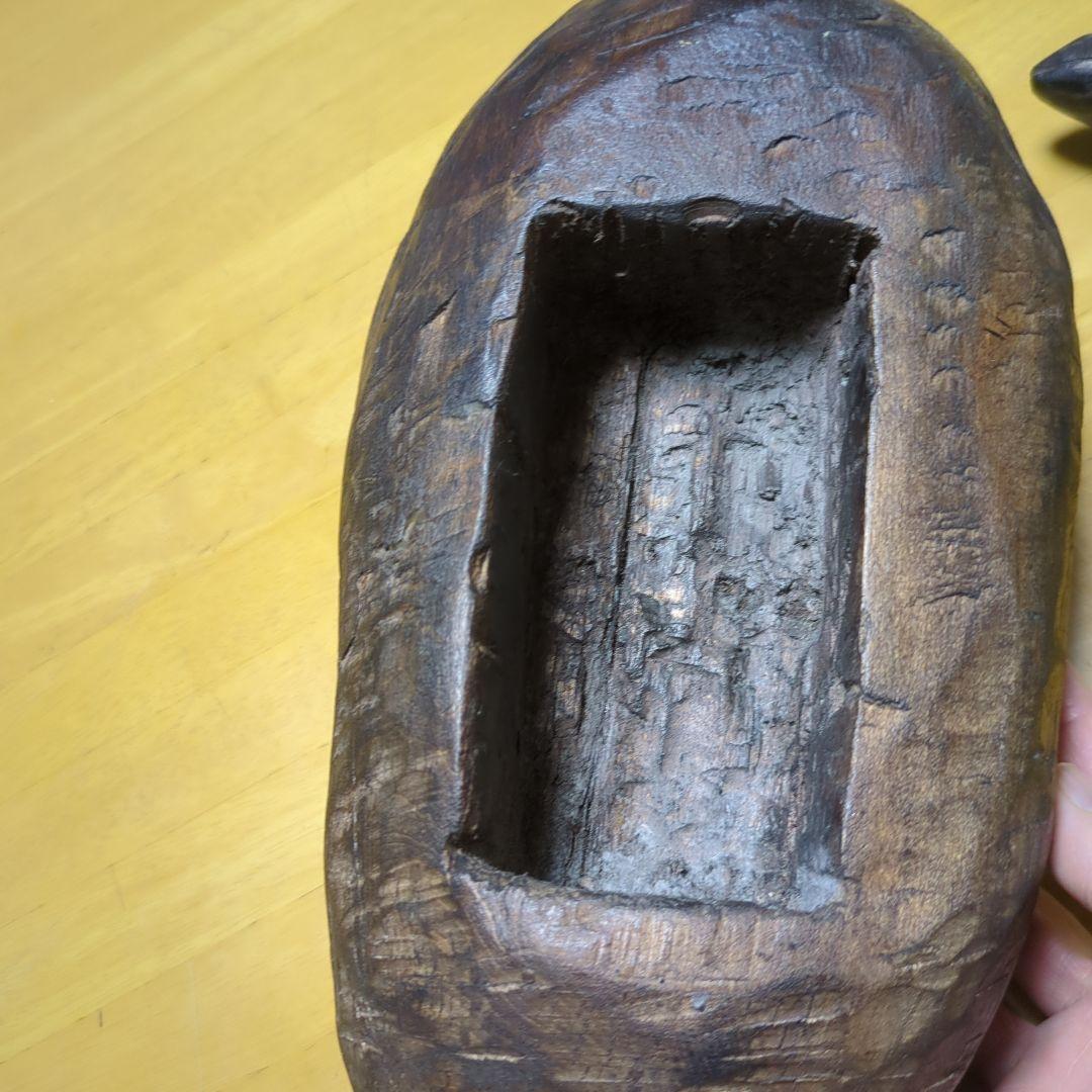 李朝　中期木雁　デコイ　彫刻　キロギ　朝鮮古美術