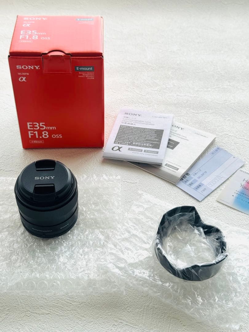 新品未使用 SONY E 35㎜ F1.8 OSS SEL35F18