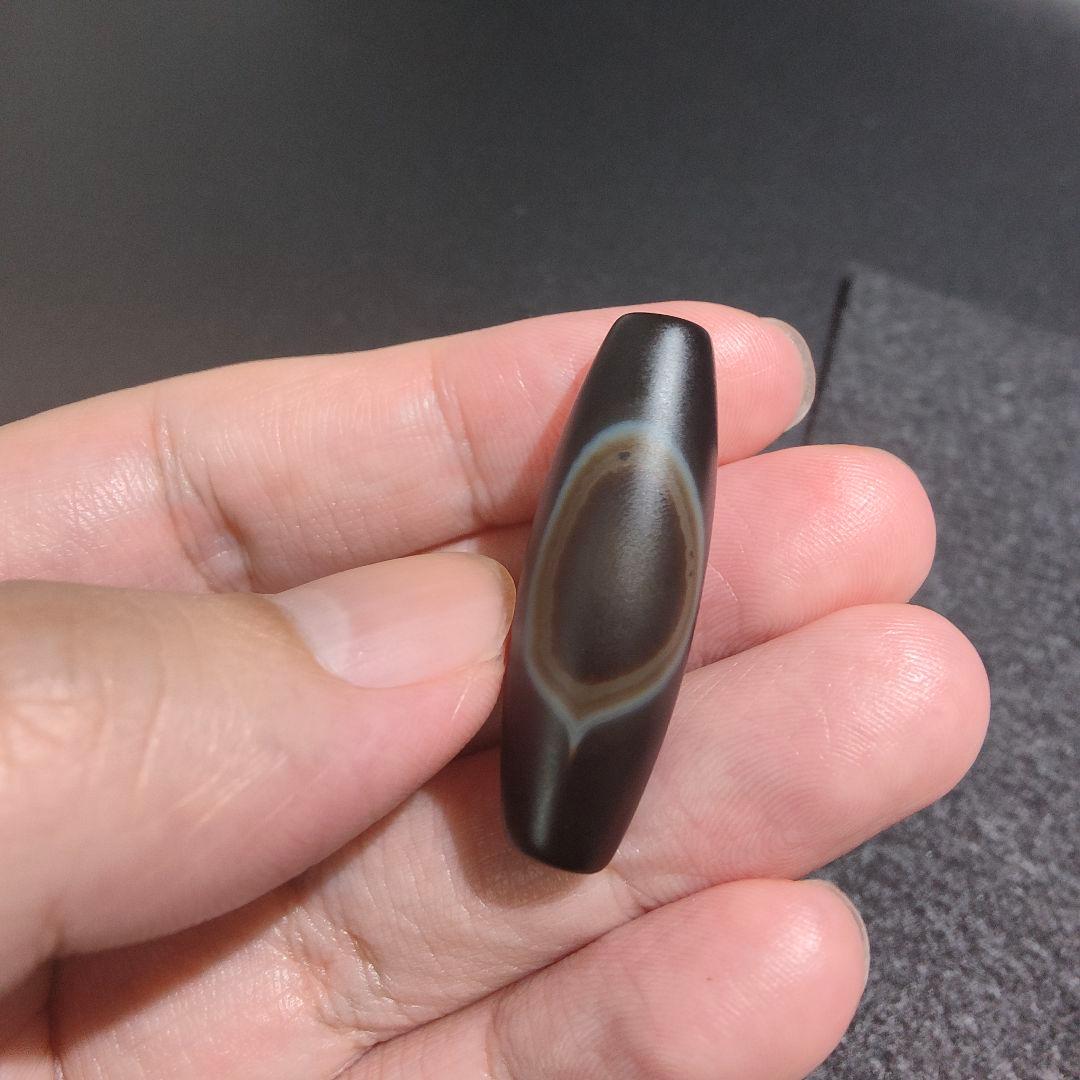 28 レア物　観音様　裏に天然の目玉　天珠　天然石　御守り　浄化　魔除け　龍神