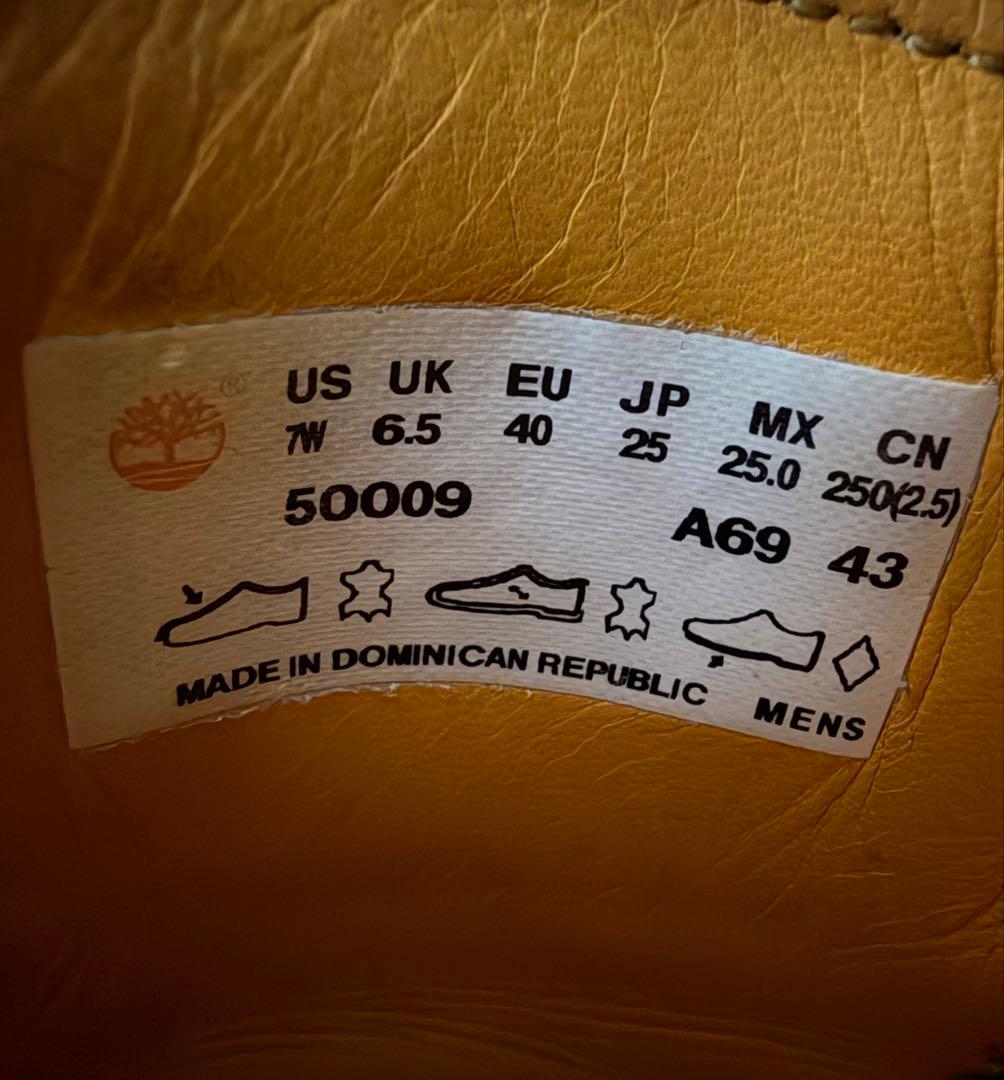 靴 Timberland 3eye classic lug US7W