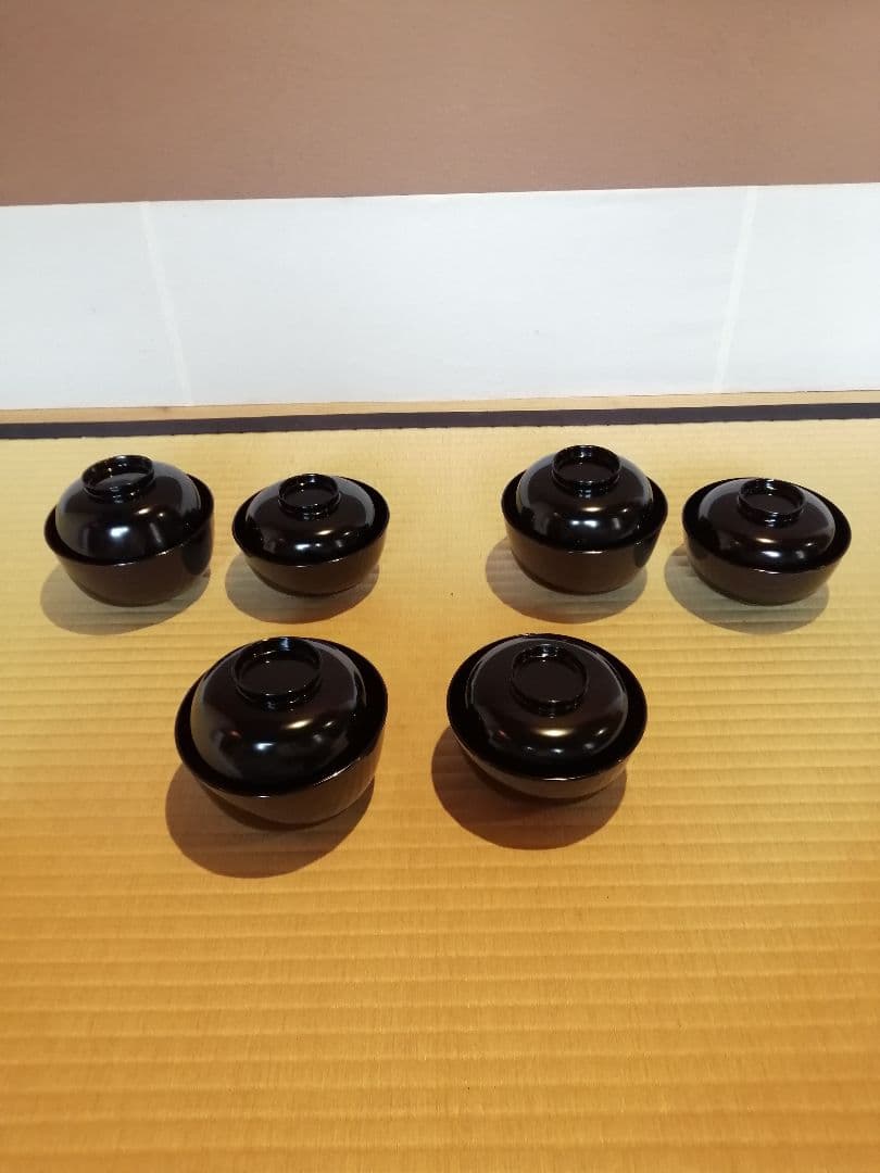 【茶事道具】山中塗茶懐石道具一揃　懐石380