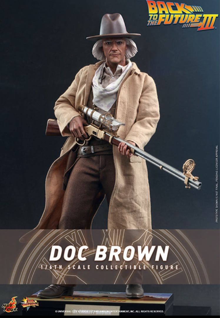 『バックトゥザフューチャー ３』１／６スケールフィギュア　エメット　ブラウン博士