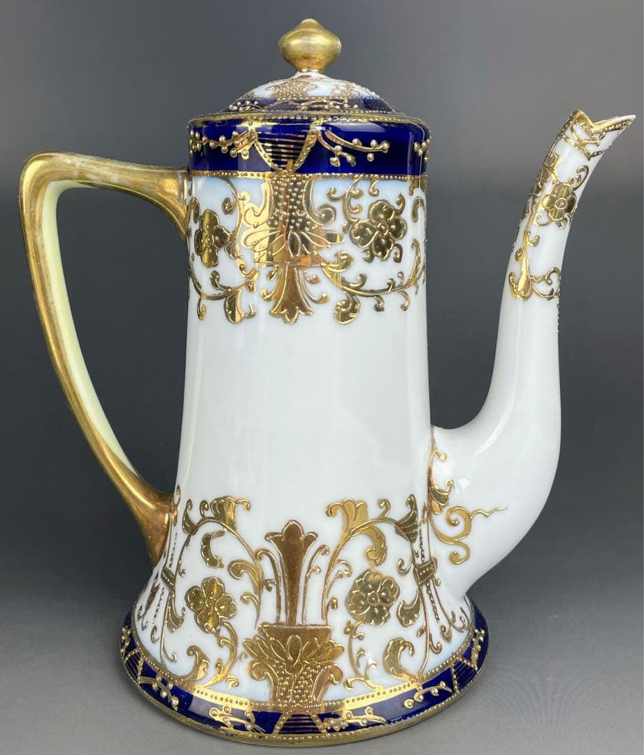 【希少】オールノリタケ デミタスセット ティーポット カップ ソーサー６客セット