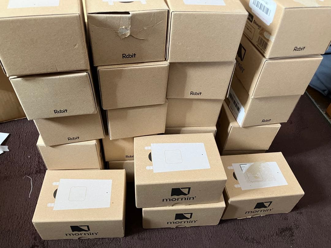 めいさん専用　ロビットrobot目覚ましカーテンホワイトジャンク　24台