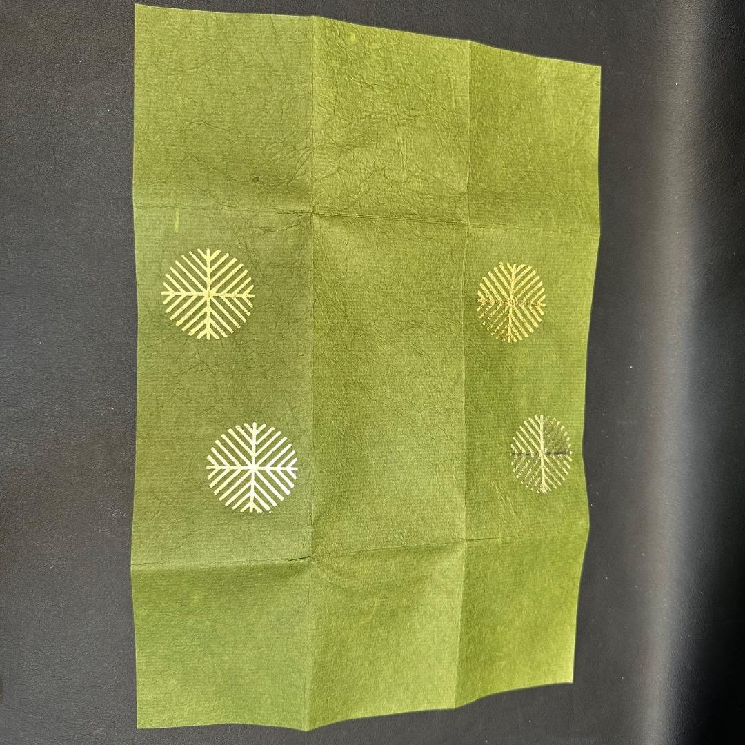 ♡Ea左1005 未使用保管品 表具師 奥村吉兵衛 茶粉入 煙草入用道具