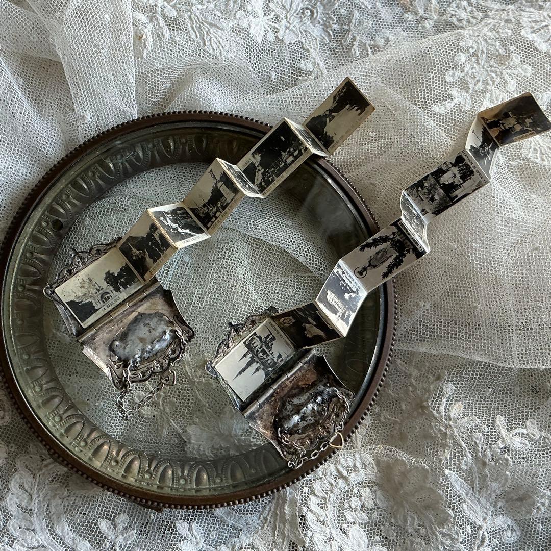 【訳アリ品】フランスアンティーク　ミニチュア　ハンドバッグ　ビスクドール