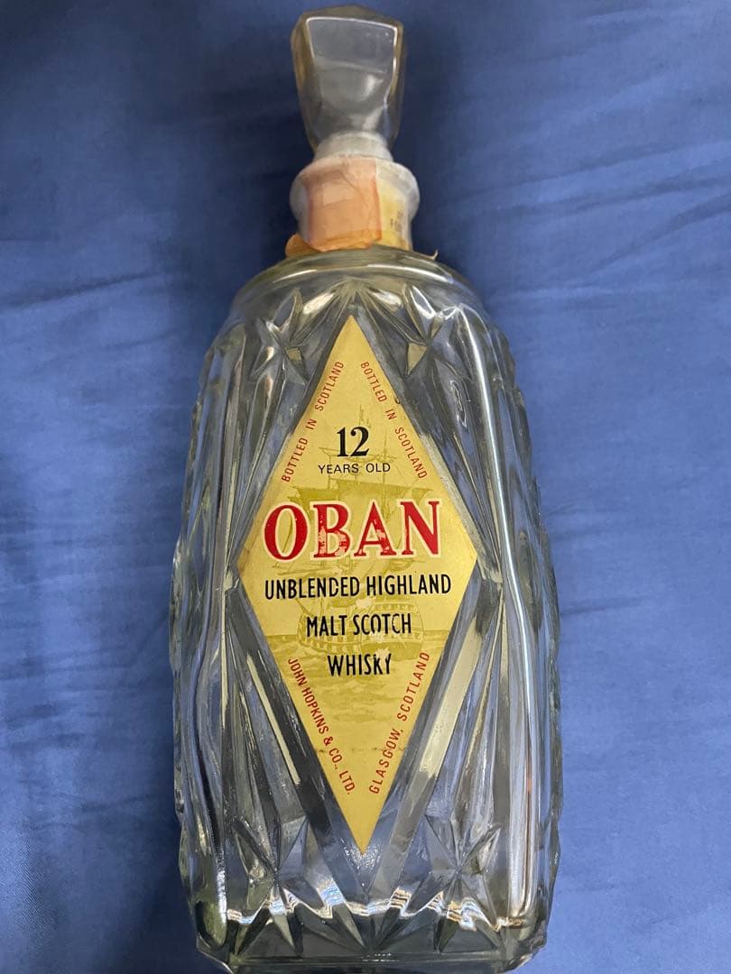 【超希少】OBAN 12 年　オーバン12年 特級 オールドボトル　空き瓶