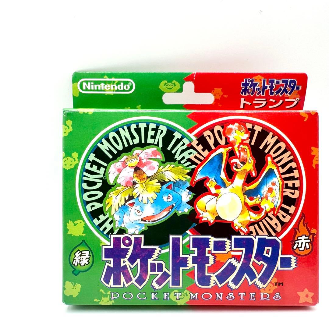 【希少・美品】ポケモン トランプ 任天堂公式 赤・緑 初代 レトロ 欠品なし