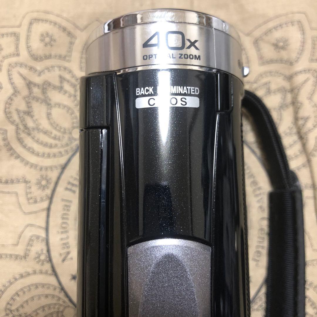 ほぼ新品 JVC Everio GZ-HM33 ブラック ケース付 ビデオカメラ