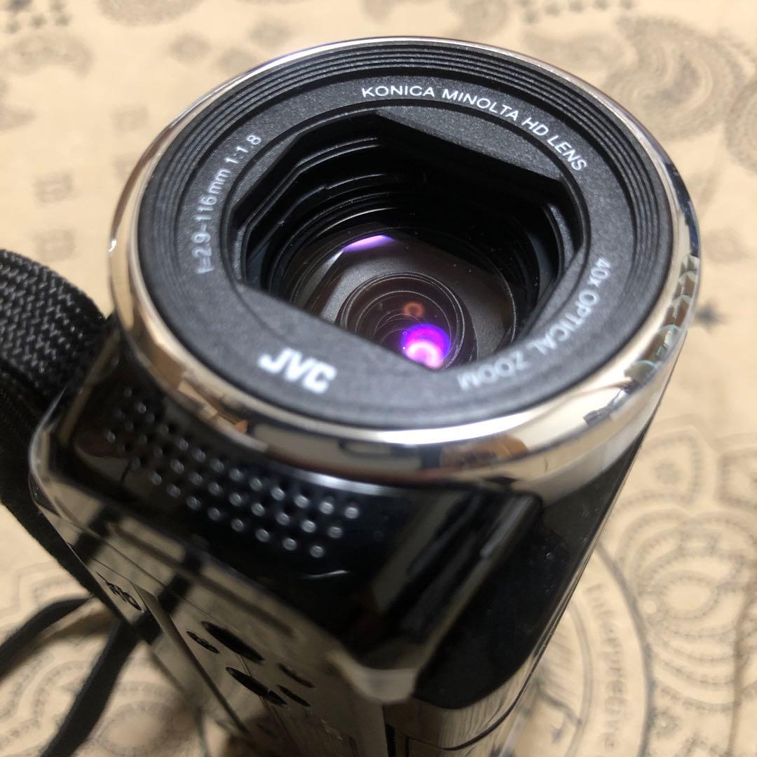 ほぼ新品 JVC Everio GZ-HM33 ブラック ケース付 ビデオカメラ