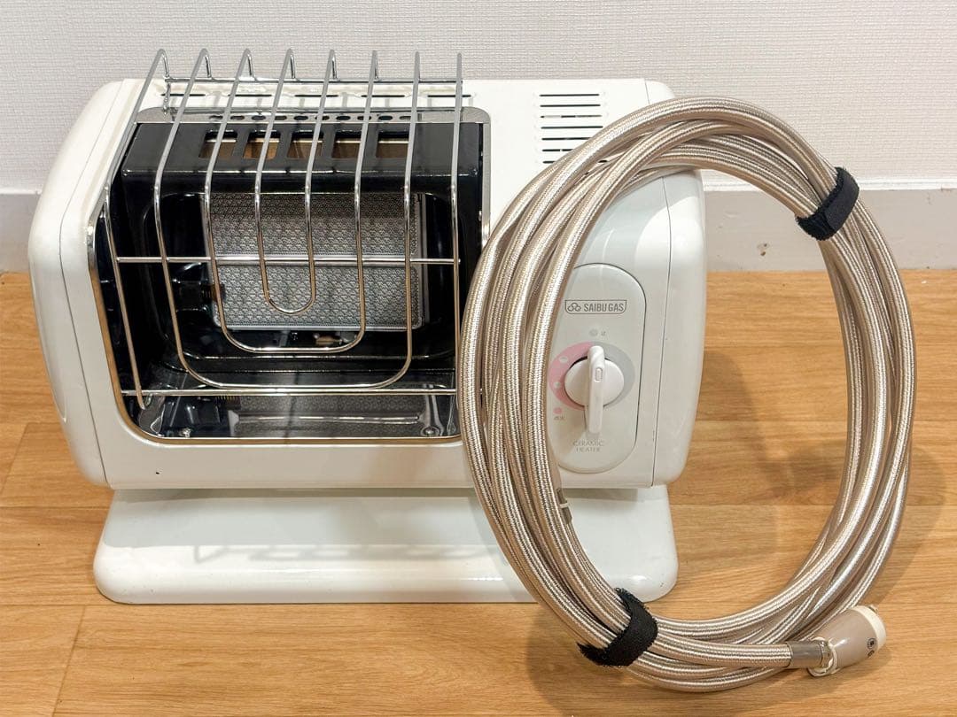 Rinnaiリンナイ都市ガス用赤外線ストーブR-483PMSⅢ　ホース4ｍ付き