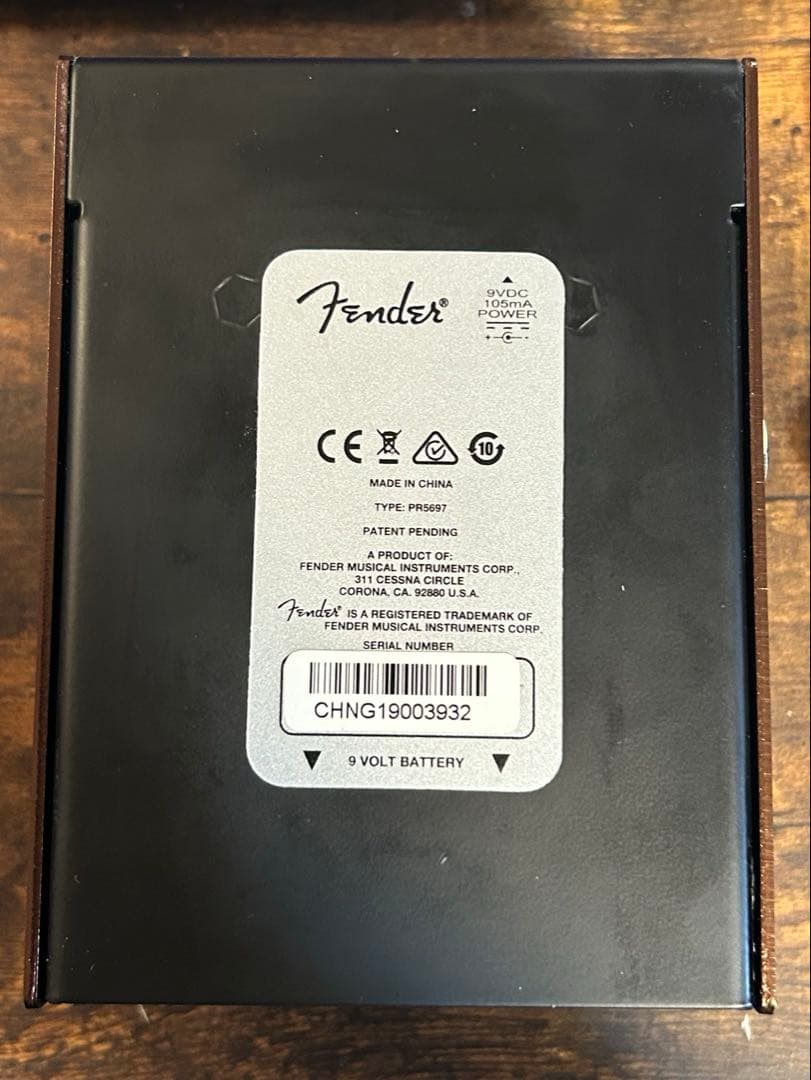 Fender Smolder Acoustic OD ギターエフェクター