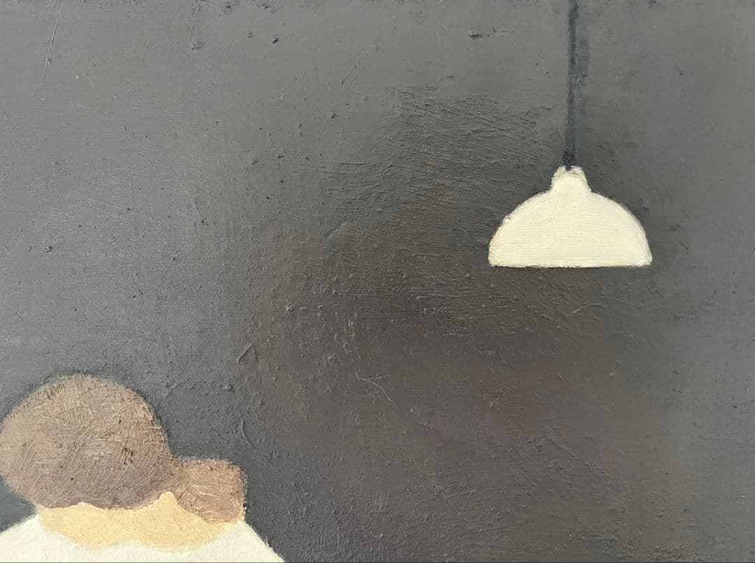 油彩画　タンピング