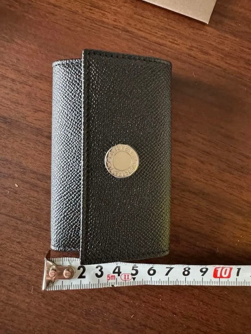 【新品】BVLGARI ブラック キーケース スモール