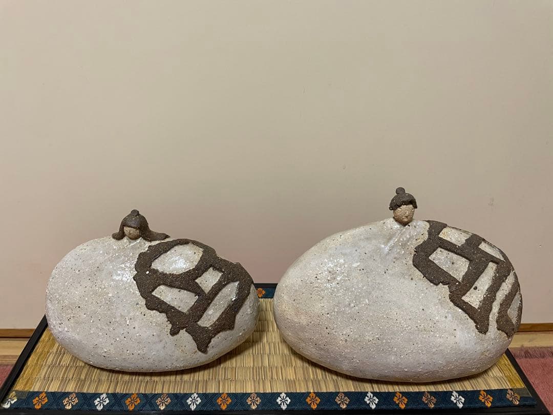 まんちゃん陶雛　お雛女雛　お雛様