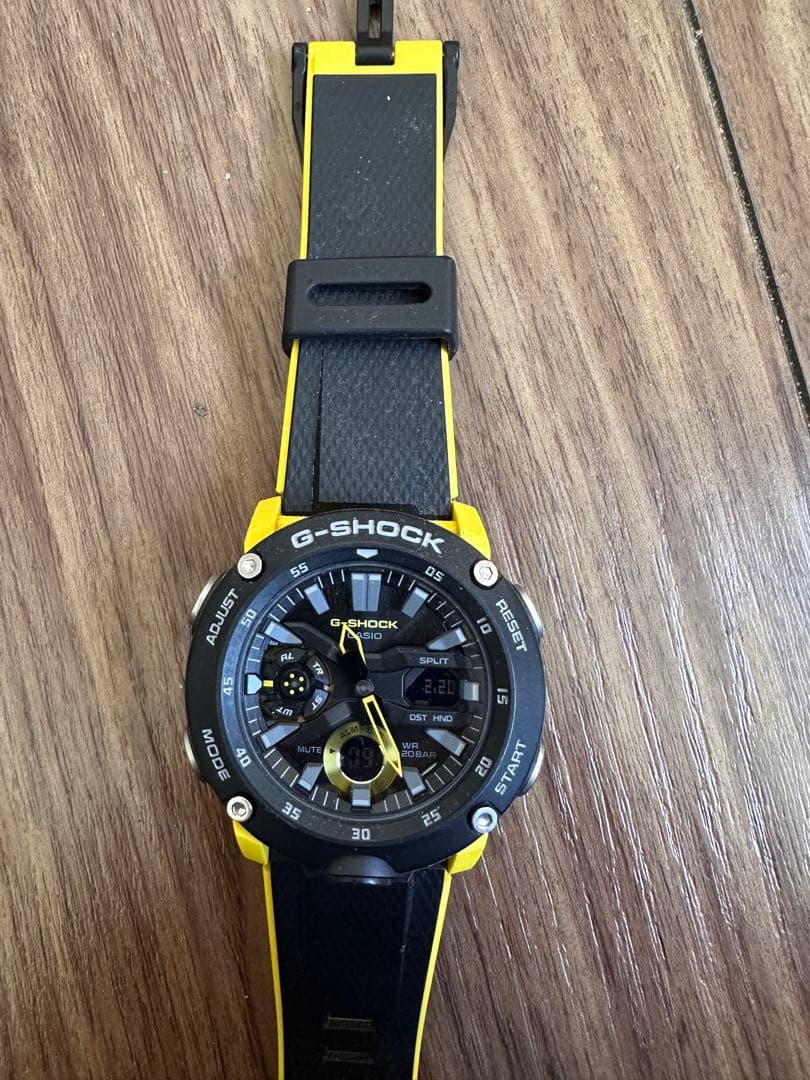 G-SHOCK カーボンコアガード ブラック/イエロー