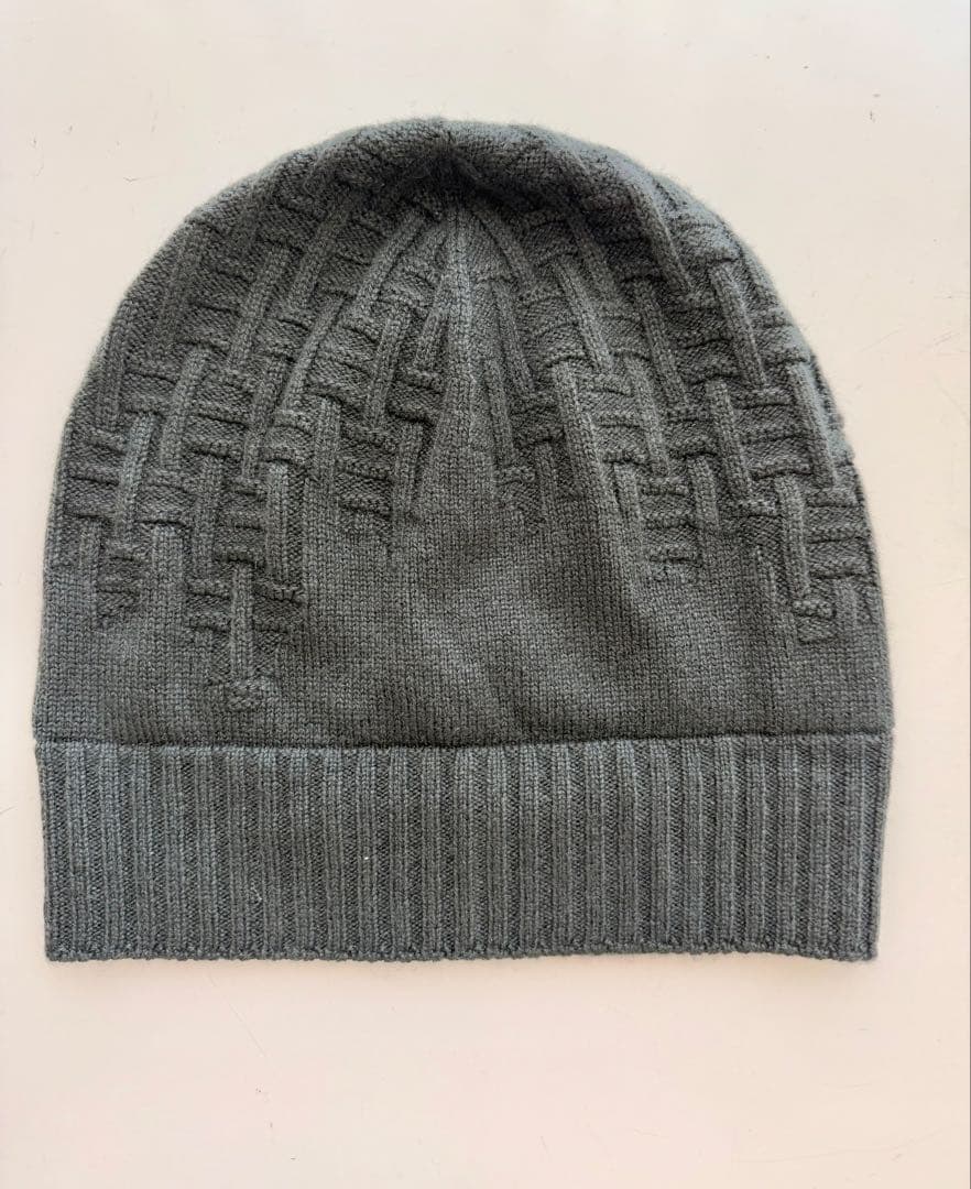 HERMES エルメス　カシミア100%ニット帽