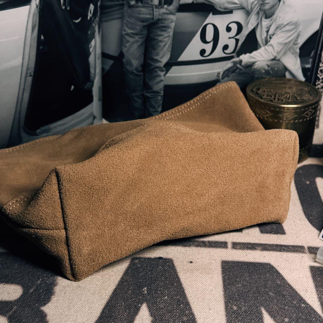 RRL スエード出張バッグ