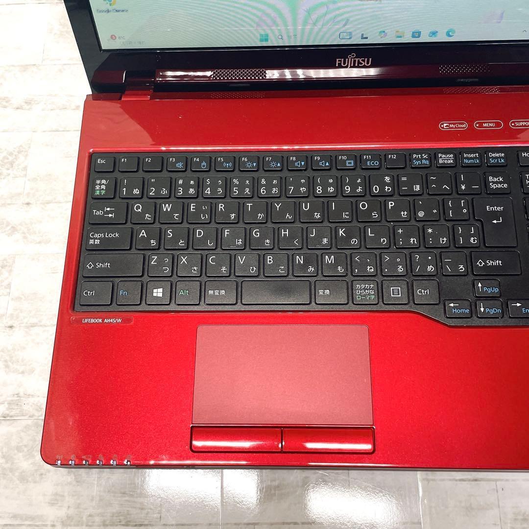 人気色✨美品 ノートパソコン SSD ブルーレイ カメラ win11 8GB