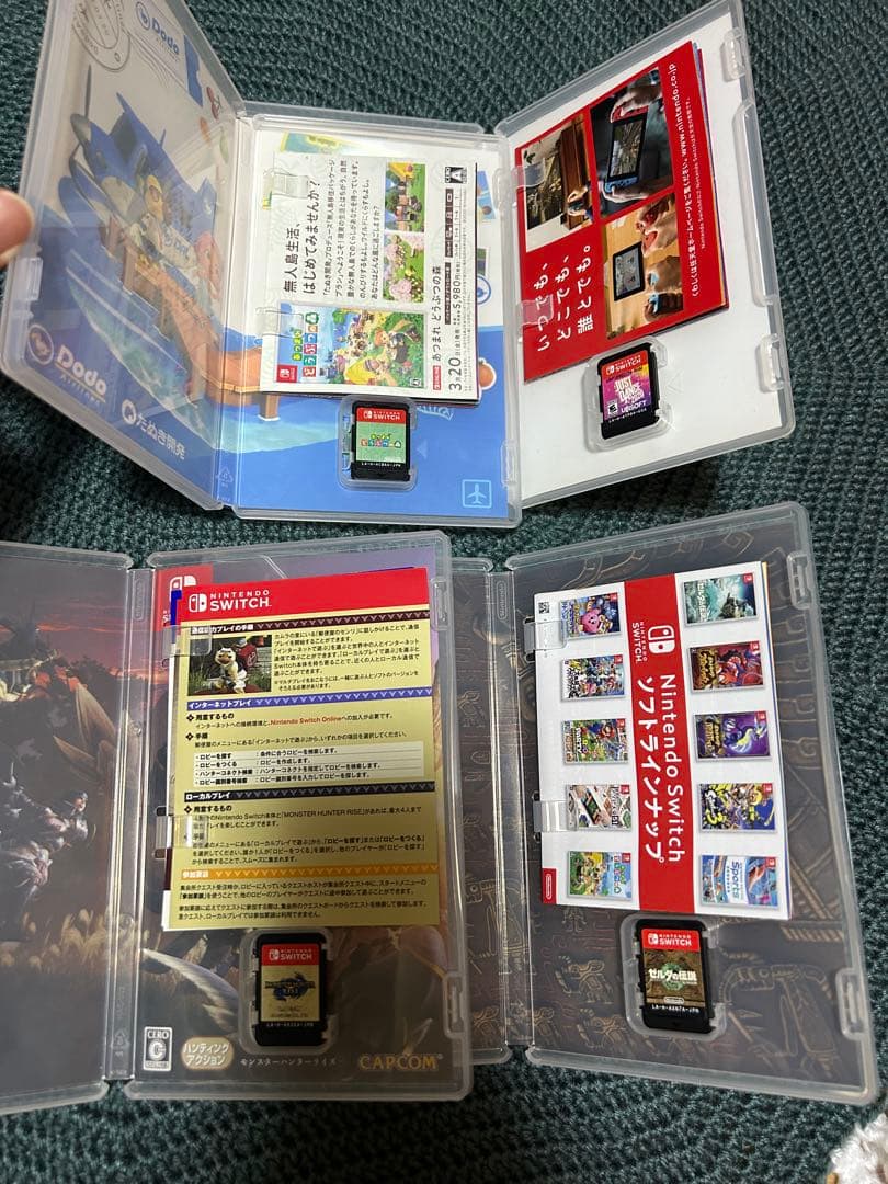 Switch1 本体 + Proコントローラー + ゲーム4本セット