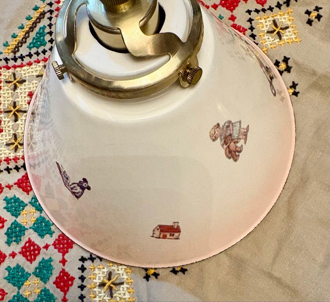 ◆希少レア◆新品未使用♡マニー♡プチメゾン ホーローシェード　コードペンダント付