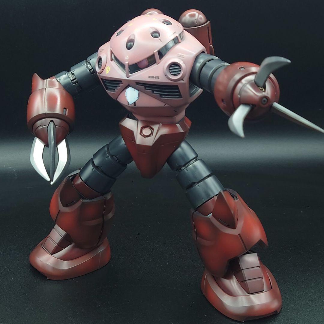 MG 1/100　シャア専用ズゴック　全塗装完成品　ガンプラ