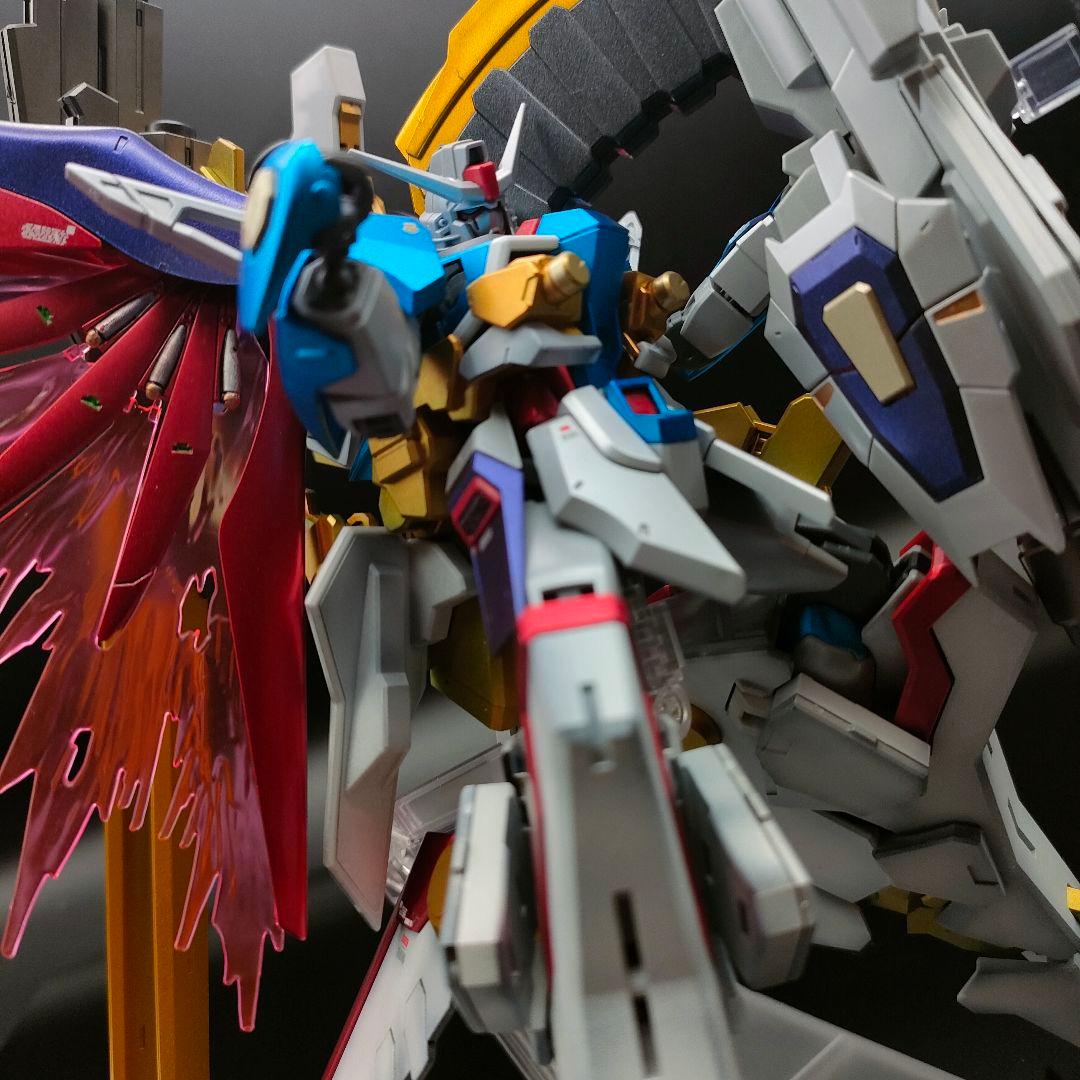 デスティニーガンダムspecⅡ　ゼウスシルエットゴースト　ガンプラ 塗装完成品