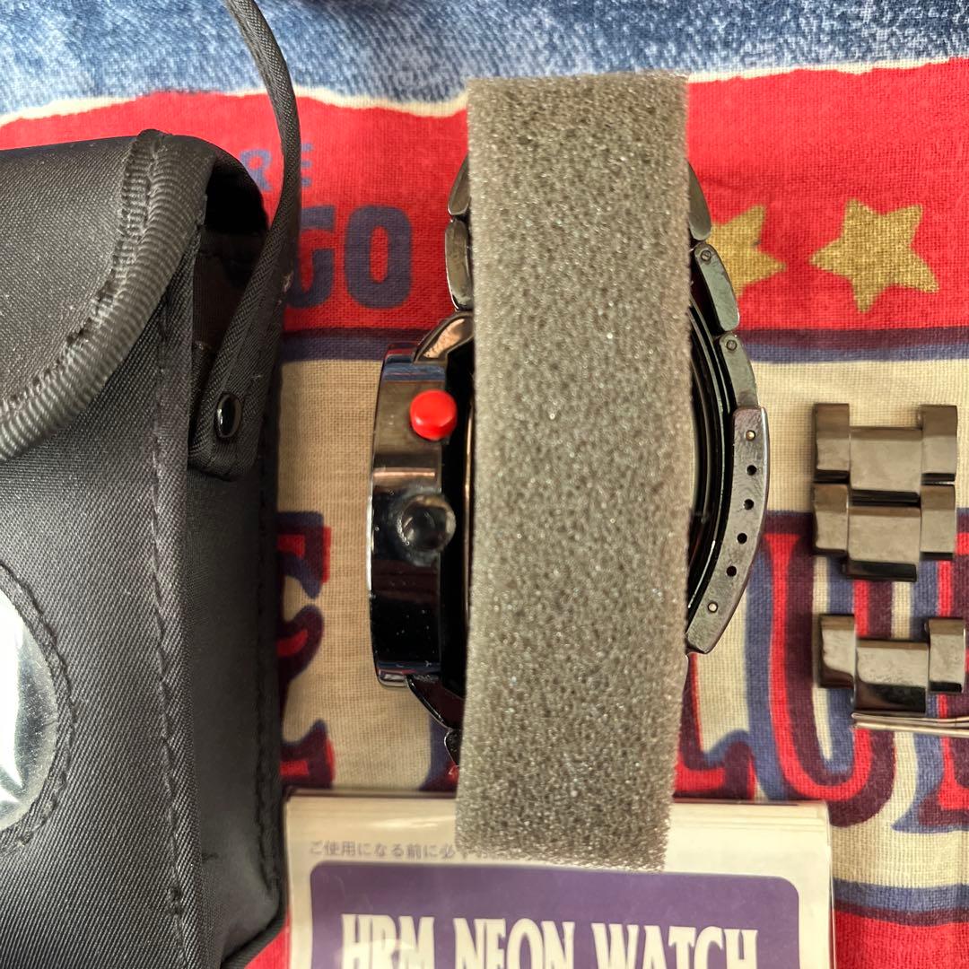 ハリウッドランチマーケットネオンウォッチ付属品全て有 ネオン発光無し