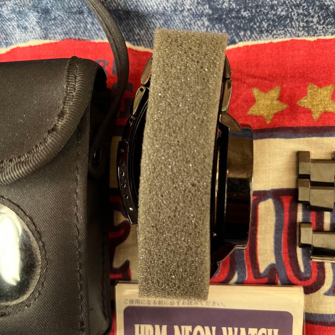 ハリウッドランチマーケットネオンウォッチ付属品全て有 ネオン発光無し