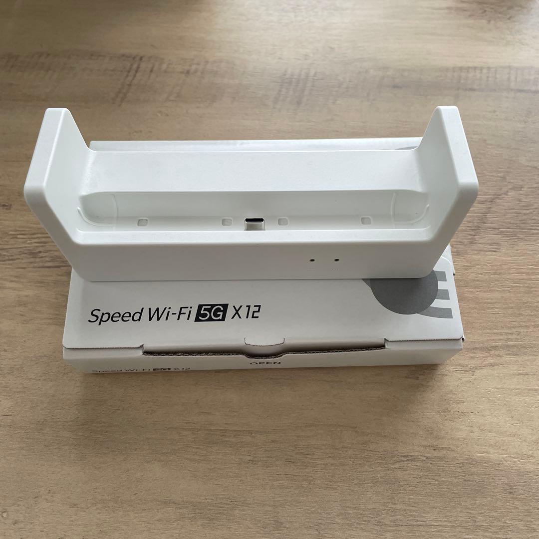 SpeedWi-Fi5G×12 本体　クレードル　NEC セット