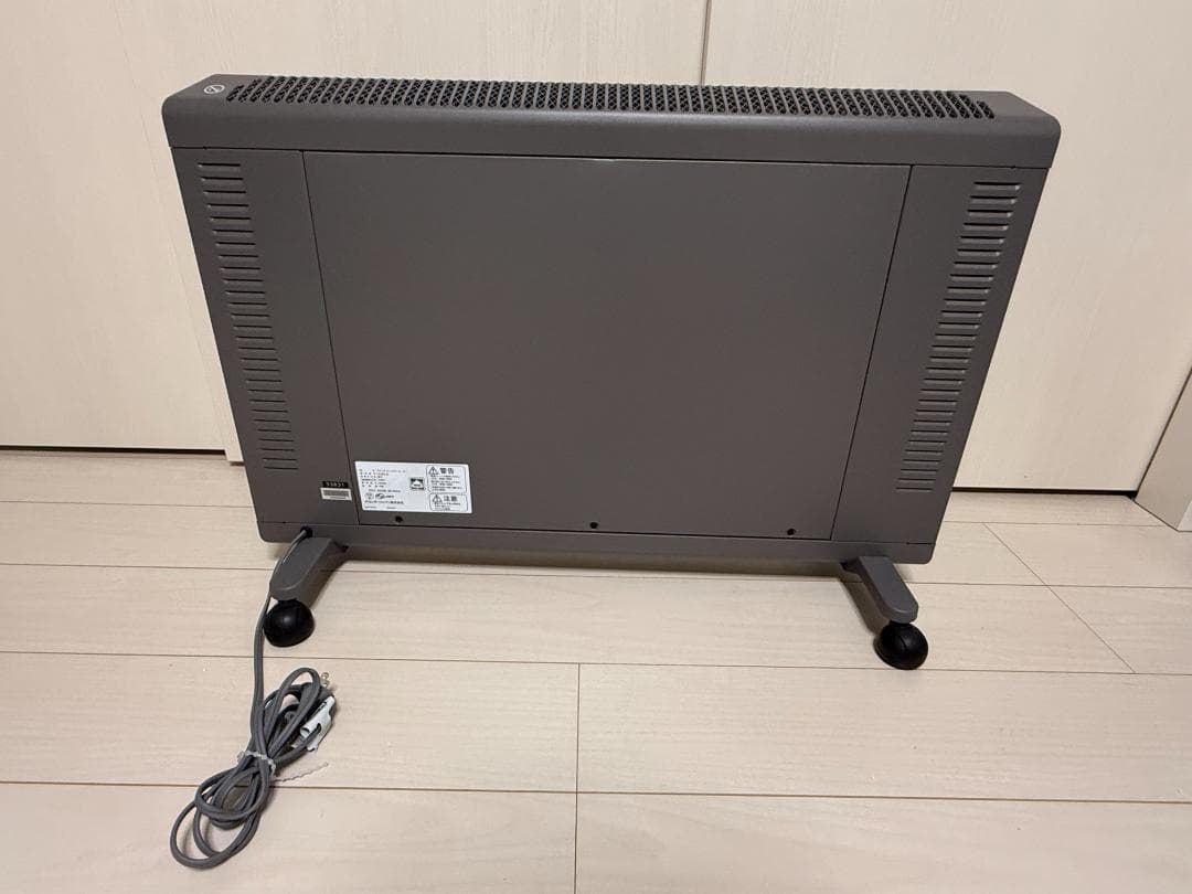 美品✨DeLonghi デロンギ コンベクターヒーター　グレー HXJ60L12