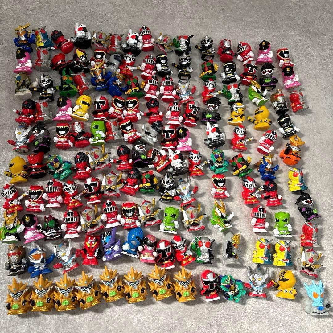 仮面ライダー　戦隊モノ　ウルトラマン　ソフビ　143体セット