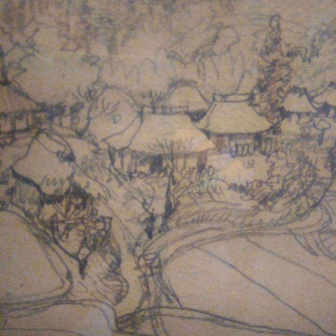 福田平八郎のスケッチ