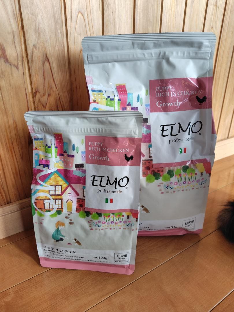 ELMO 幼犬用ドッグフード リッチインチキン 8.4キロセット