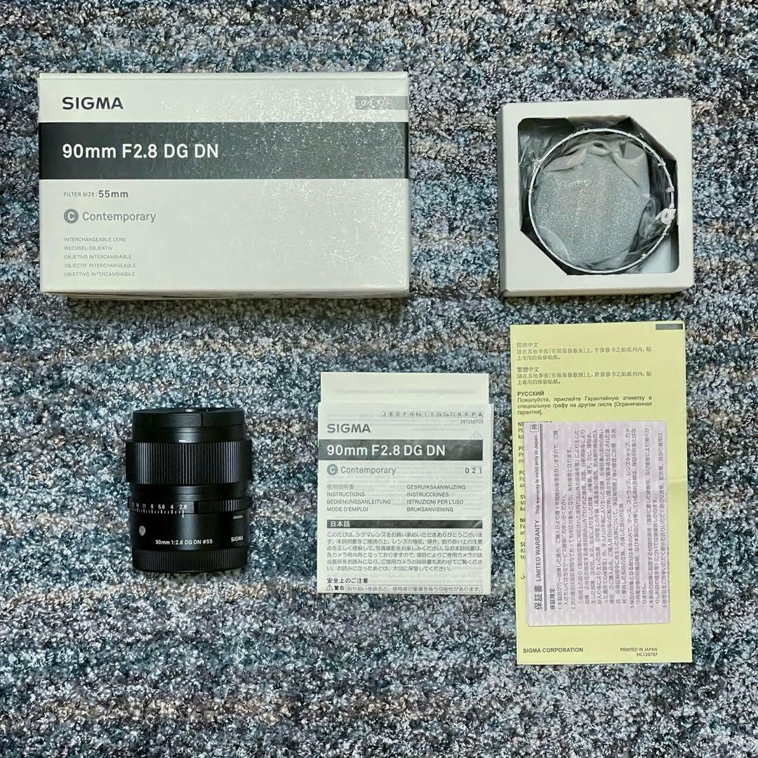 SIGMA 90mm F2.8 DG DN レンズ
