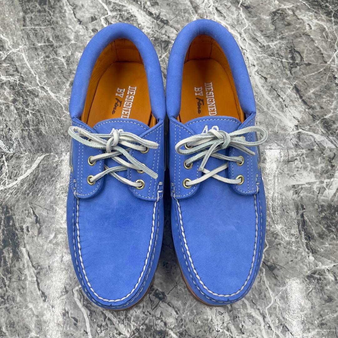 【極美品】 ティンバーランド スリーアイ 25.5cm デッキシューズ ブルー