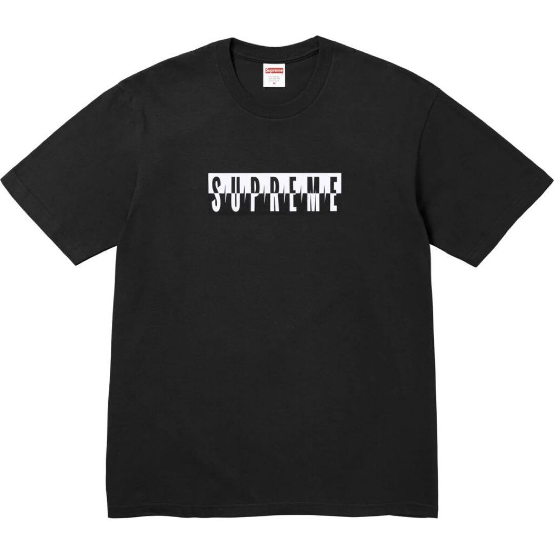 Supreme Split Tee ブラック Mサイズ