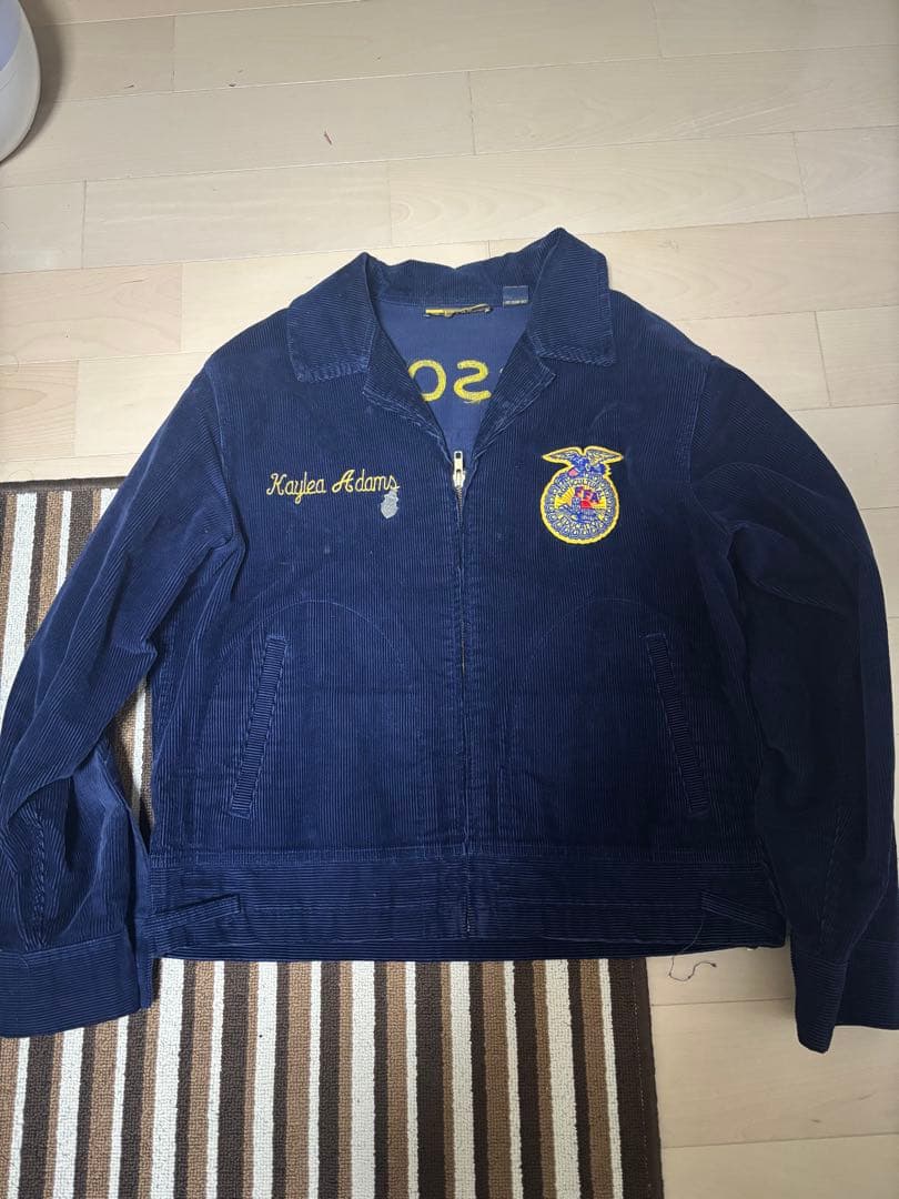 90s FFAジャケット　濃紺