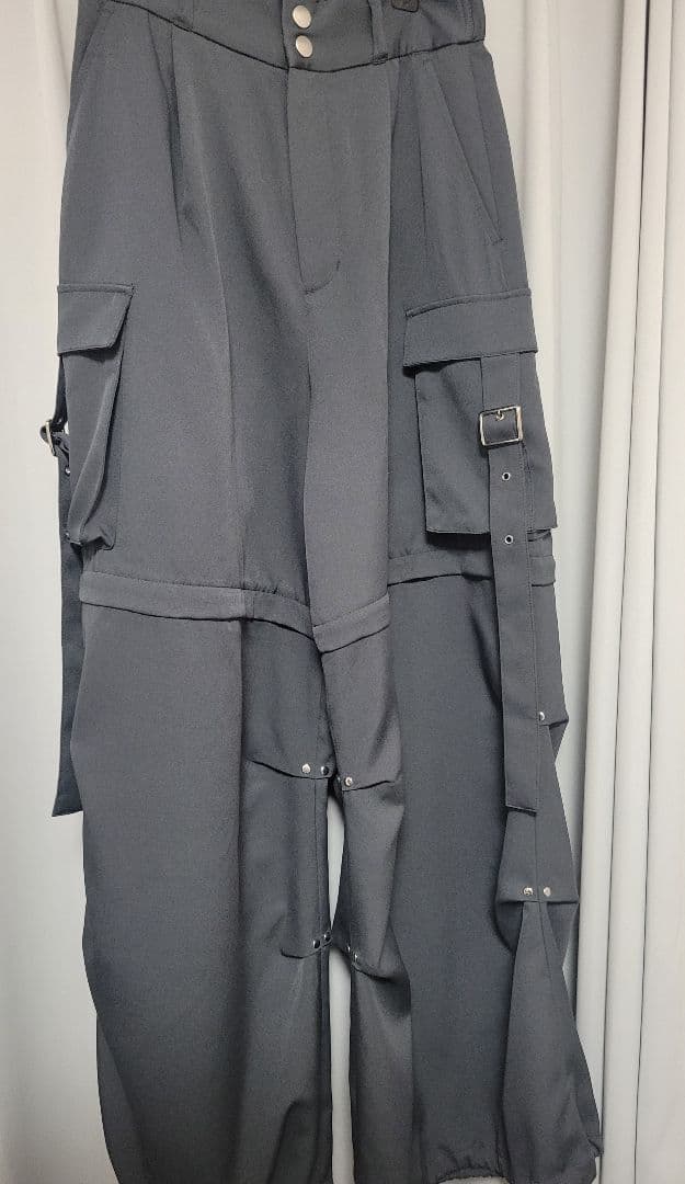 HARE 2WAYメタルカーゴパンツ グレー