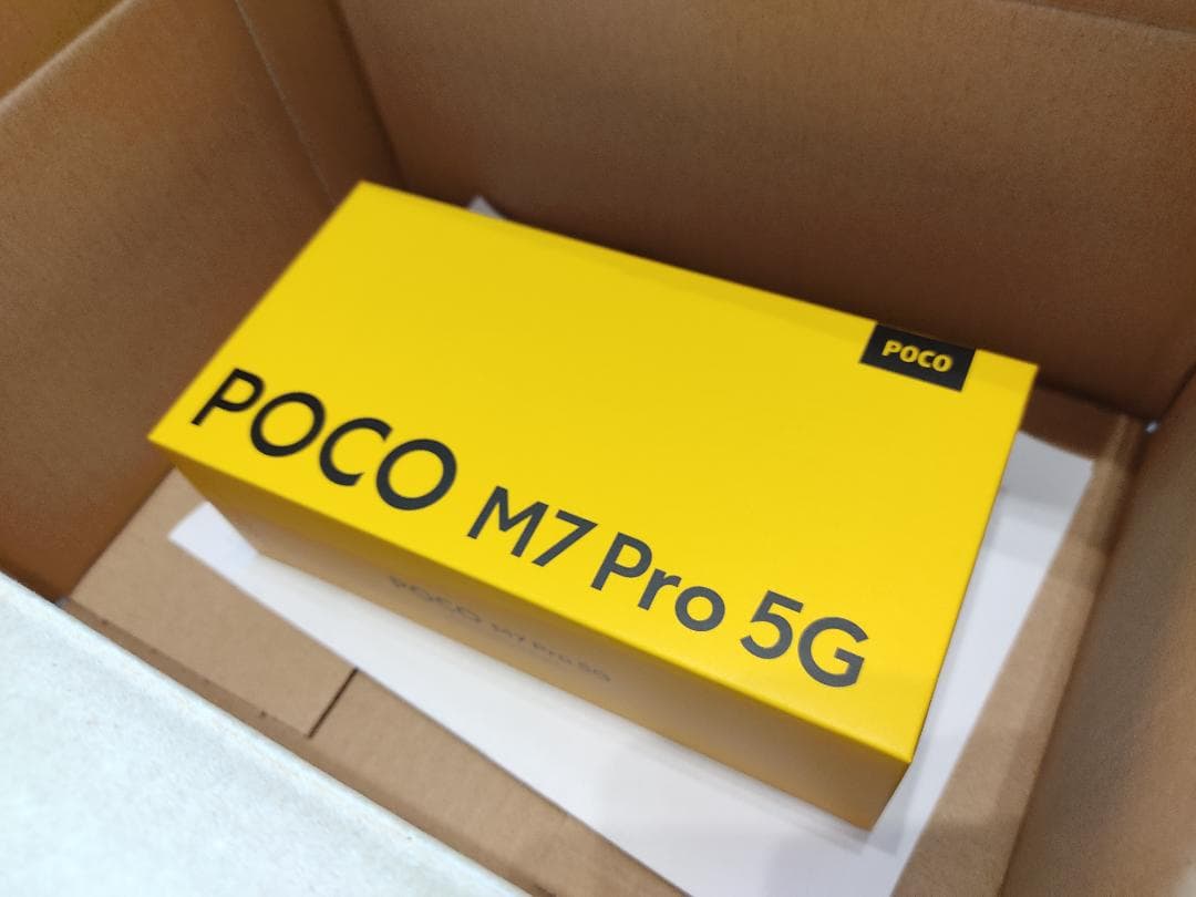 【Xiaomi】 POCO M7 Pro 5G Black + ケース付き