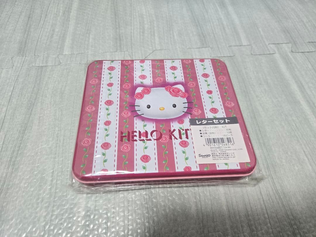 新品 ハローキティ レターセット ケース付き 平成レトロ 当時物