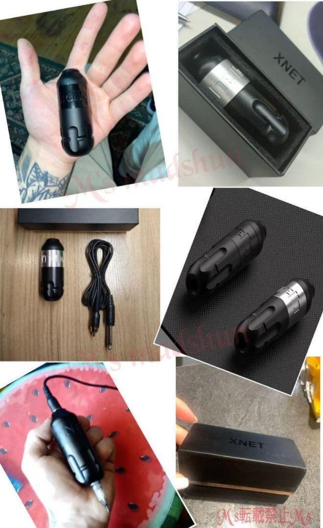 ふー様) ペン型 タトゥーマシン 強力ショート タトゥーペン ロータリーペン