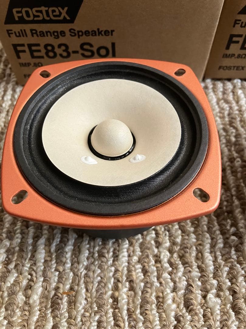 Fostex FE83-Sol フルレンジスピーカー2本　新品同様　おまけ付き