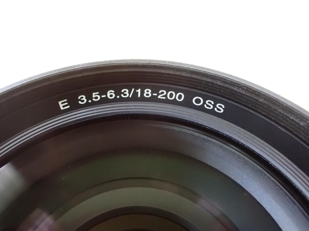 SONYズームレンズ　E18-200mm F3.5-6.3 OSS